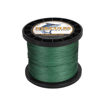 HERCULES 1500M 1640Yds Green 10lb-250lb PE Braid Fishing Line 12 Strands HERCULES